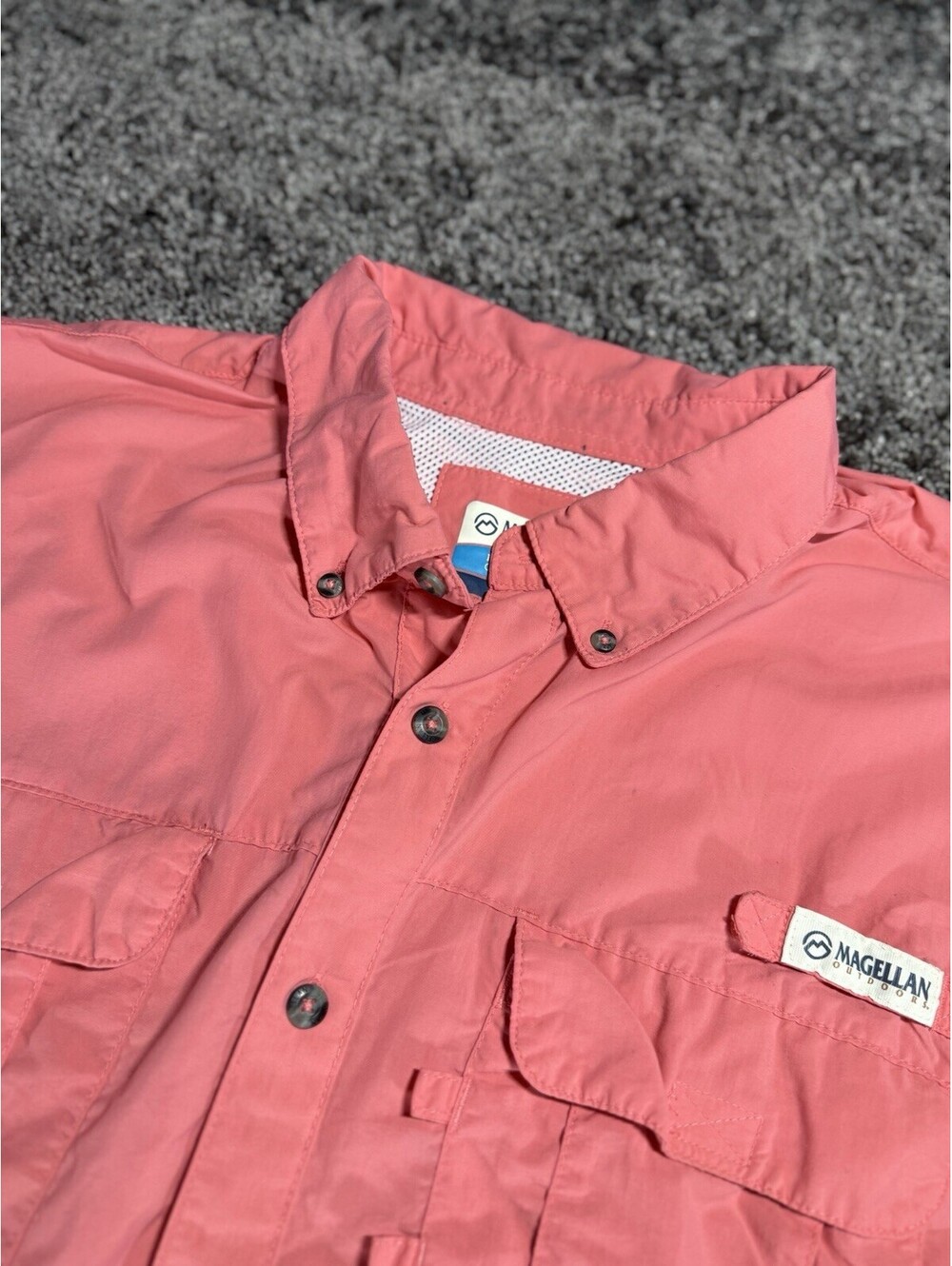 Magellan Outdoors Fish Gear Mens Large Relaxed Fit Fishing Shirt